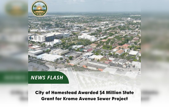 Homestead, Florida Secures $4M State Grant to Upgrade Krome Avenue Sewers, Boosts Biscayne Bay Protection Efforts