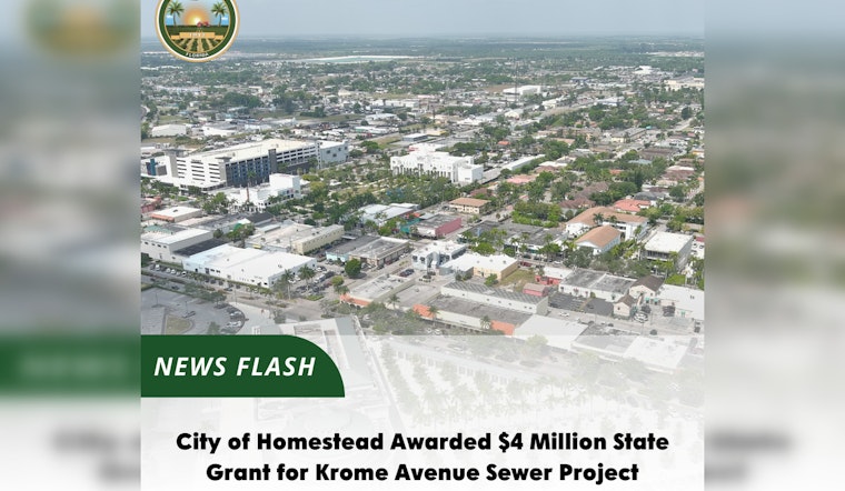 Homestead, Florida Secures $4M State Grant to Upgrade Krome Avenue Sewers, Boosts Biscayne Bay Protection Efforts