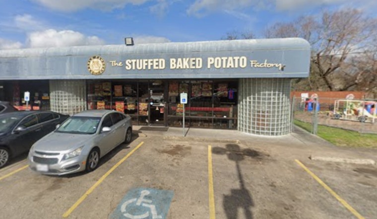 Houston Favorite Stuffed Baked Potato Factory Shutters On Owner's Birthday