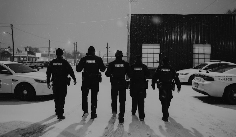 IMPD Officers Brave Bitter Indianapolis Cold to Safeguard Community