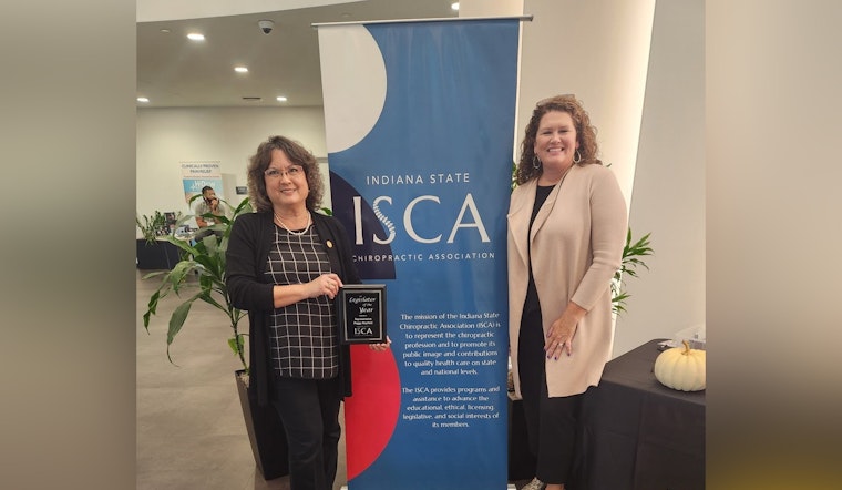 Indiana State Chiropractic Association Names Rep. Peggy Mayfield Legislator of the Year for Prior Authorization Reform Efforts