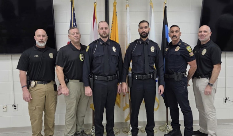 Jacksonville Beach PD Swears In New Officers and Civilian Personnel, Bolstering Community Ties