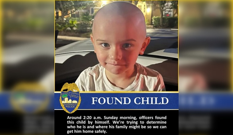 Jacksonville Community and Sheriff's Office Swiftly Reunite Lost Child with Family