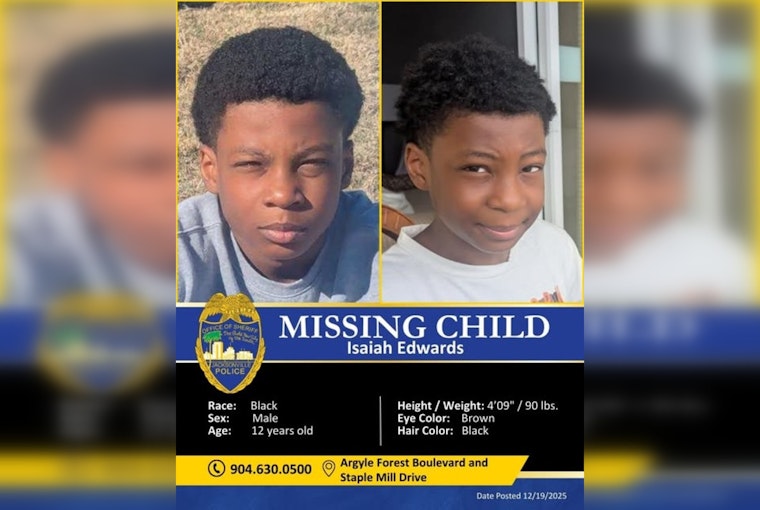 Jacksonville Community Relieved as Missing 12-Year-Old Boy Found Safe