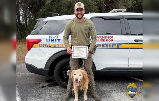 Jacksonville Sheriff's Office Celebrates K9 Ruger's First NPCA Certification Amid Successful Searches