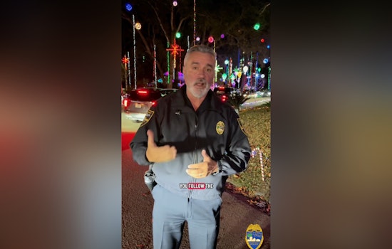 Jacksonville Sheriff's Office Shares Safety Tips for Blackhawk Bluff Christmas Light Display