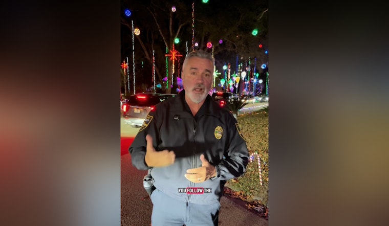 Jacksonville Sheriff's Office Shares Safety Tips for Blackhawk Bluff Christmas Light Display