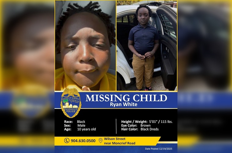 Jacksonville Sheriff's Office Successfully Locates Missing 10-Year-Old Ryan White, Celebrates Community's Effort in Swift Resolution