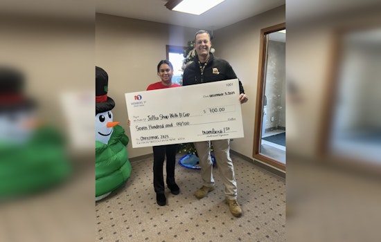 Jefferson County's "Shop With A Cop" Program Receives Generous Donation from Members 1st Credit Union