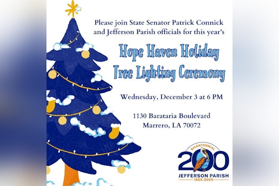 Jefferson Parish Invites Community to 3rd Annual Lighting of the Oaks in Marrero