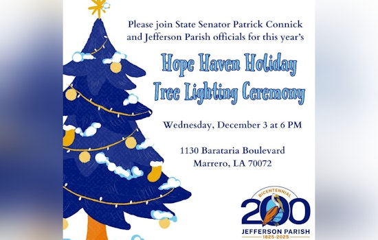 Jefferson Parish Invites Community to 3rd Annual Lighting of the Oaks in Marrero