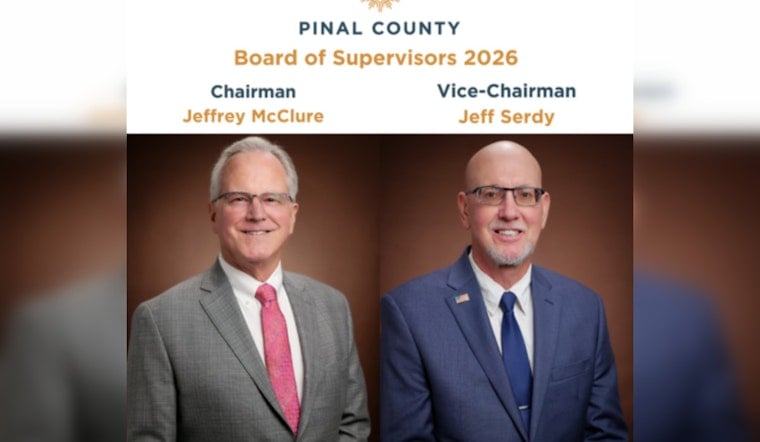 Jeffrey McClure Elected as Chairman for a Second Term at Board of Supervisors Meeting
