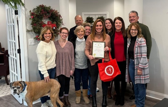 Johnson County's Abby Shuck Celebrated with Hardworking Hoosier Award for Community Service in Franklin