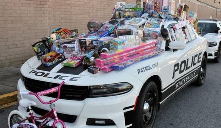Join Statesville Police Department's Fill the Trailer Toy Drive at Walmart on December 6