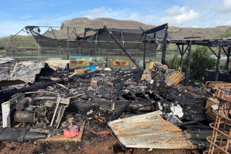 Kaua‘i Firefighters Overcome Limited Water Supply to Quell Aquaculture Facility Blaze in Kalāheo