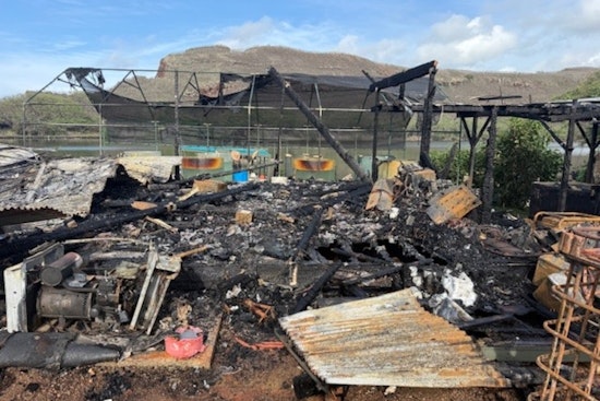 Kaua‘i Firefighters Overcome Limited Water Supply to Quell Aquaculture Facility Blaze in Kalāheo