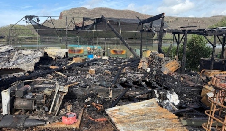 Kaua‘i Firefighters Overcome Limited Water Supply to Quell Aquaculture Facility Blaze in Kalāheo