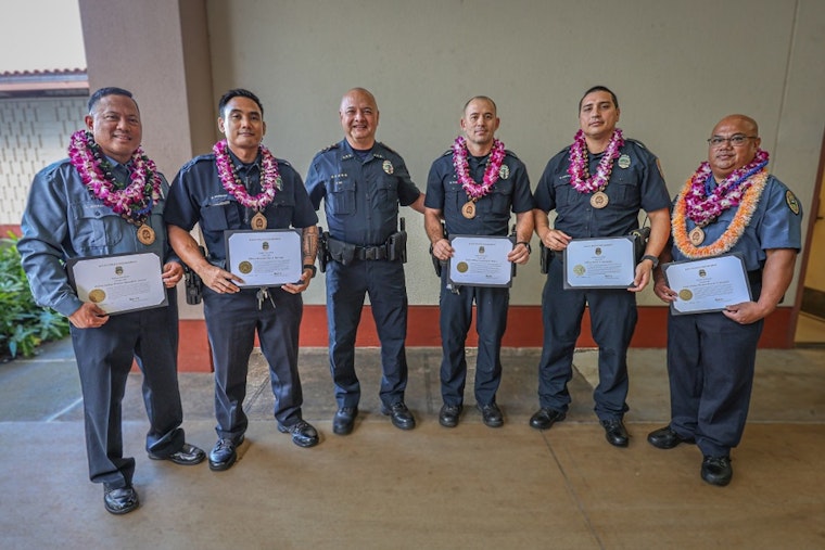 Kaua‘i Police Department Honors Exceptional Officers and Public Safety Workers for their Dedication to Community Safety