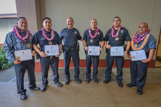 Kaua‘i Police Department Honors Exceptional Officers and Public Safety Workers for their Dedication to Community Safety