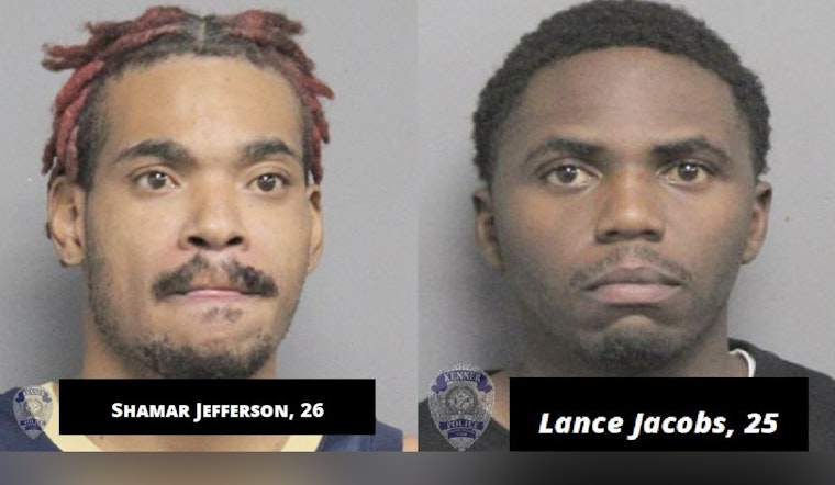Kenner Police Charge Two Men in Attempted Murder Case After Tulane Drive Shooting Incident