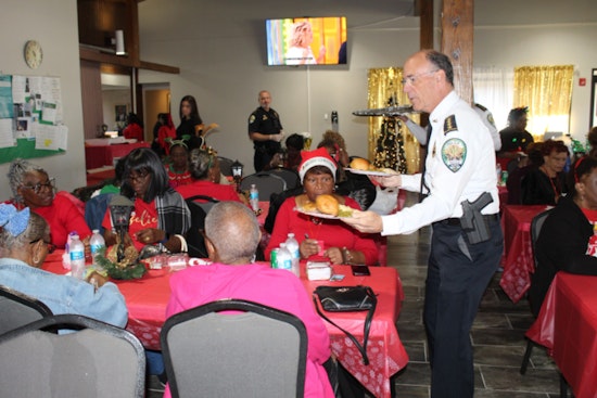 Kenner Police Serve Up Holiday Cheer at Christmas Luncheon for Seniors