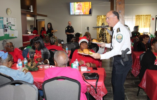 Kenner Police Serve Up Holiday Cheer at Christmas Luncheon for Seniors