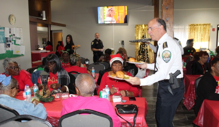 Kenner Police Serve Up Holiday Cheer at Christmas Luncheon for Seniors