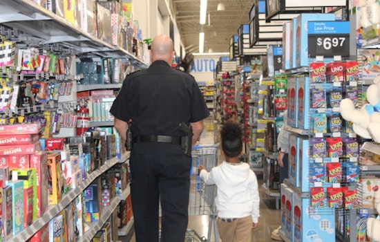 Kenner Police Spread Holiday Joy with "Shop With a Cop" Event at Local Walmart