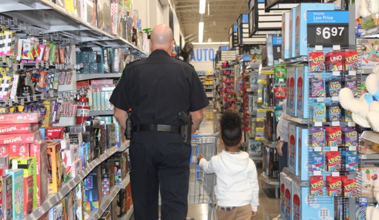 Kenner Police Spread Holiday Joy with "Shop With a Cop" Event at Local Walmart