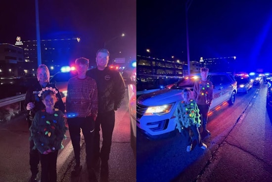 Kettering Celebrates Holidays with Heartwarming ‘Santa’s Sleigh’ Event Led by Police and Fire Departments