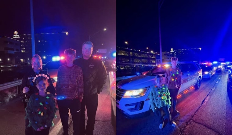 Kettering Celebrates Holidays with Heartwarming ‘Santa’s Sleigh’ Event Led by Police and Fire Departments