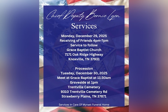Knox County Invites Public to Memorial Services for Beloved Chief Deputy Bernie Lyon