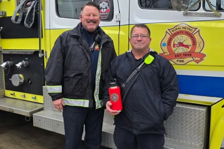 Knox County Firefighter Bryan Hipsky Honored for Exceptional Dedication and Service at Rural Metro Fire