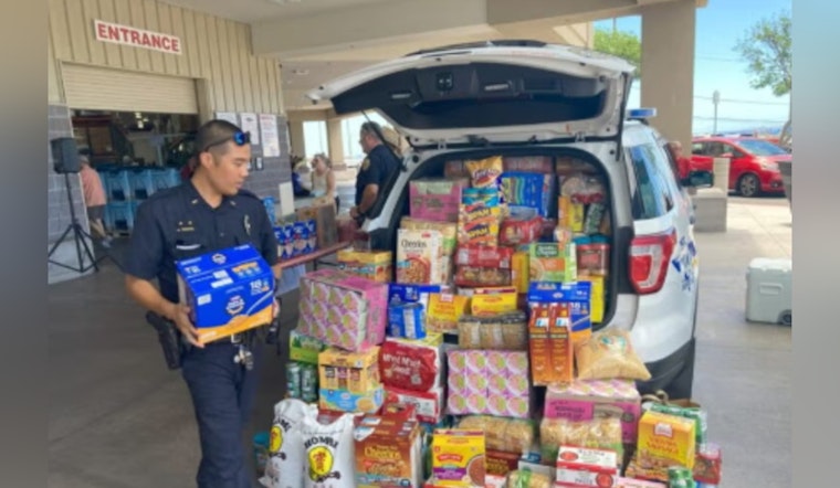 Kona Community Policing Teams Up with Local Organizations for "Fill a Police Cruiser" Food Drive on December 12