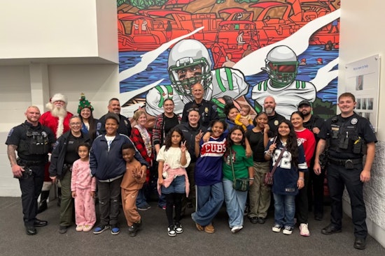 Lake Dallas Police Team Up with Walmart for Holiday "Shop With a Cop" Event to Bond with Community