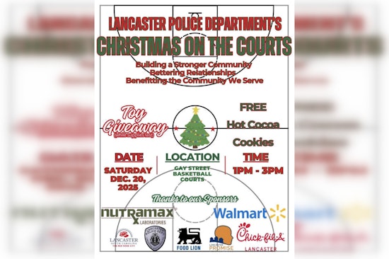 Lancaster PD Hosts "Christmas on the Courts" — A Festive Day of Gifts and Community Cheer