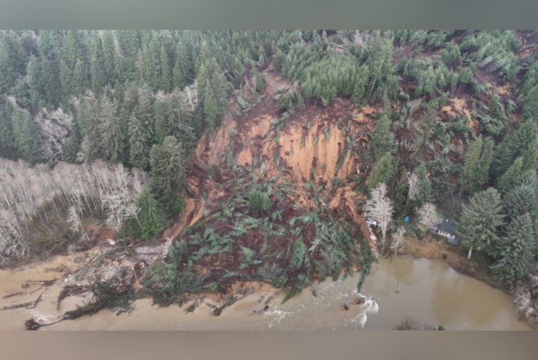 Landslide Induces Evacuations and Closes OR 229 Near Siletz, Lincoln County Grapples with Months of Road Closure