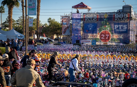 Las Vegas Community Rallies to Donate Over 1,200 Bikes and $10k to Children in Need