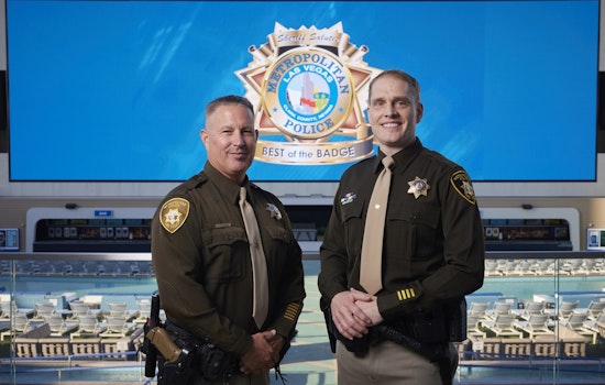 Las Vegas Cops Lean Over Third-Floor Ledge in Daring Rescue