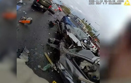 Las Vegas Police Release Shocking Footage of Fatal 12-Car Crash