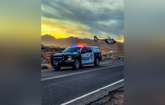 Las Vegas Search and Rescue Team Performs Aerial Extraction of Injured Hiker in Valley of Fire