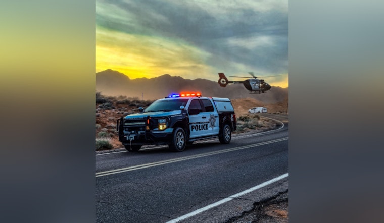 Las Vegas Search and Rescue Team Performs Aerial Extraction of Injured Hiker in Valley of Fire