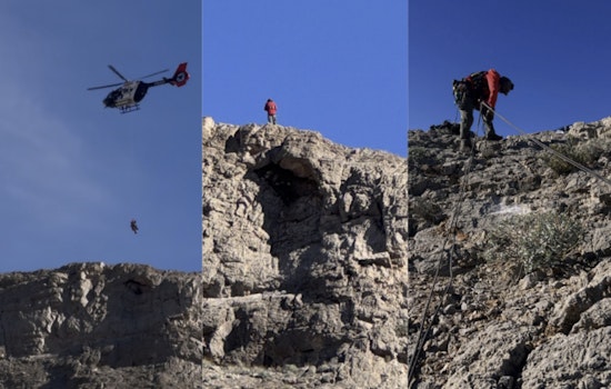 Las Vegas Search and Rescue Team Successfully Extracts Stranded Hikers from Lone Mountain Peril
