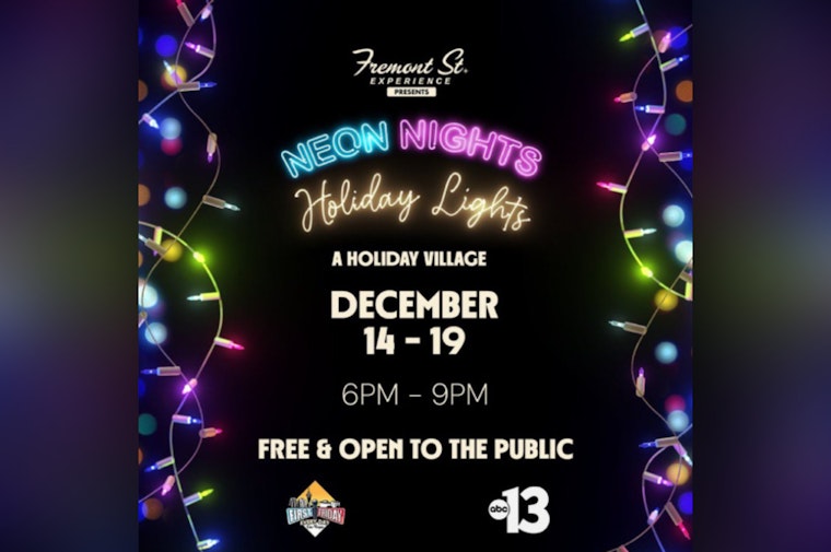 Las Vegas to Sparkle with "Neon Nights & Holiday Lights" Festivities at Fremont Street Experience