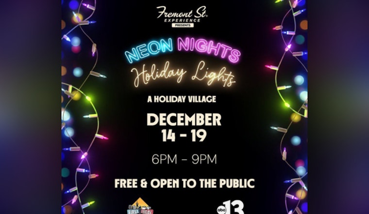Las Vegas to Sparkle with "Neon Nights & Holiday Lights" Festivities at Fremont Street Experience
