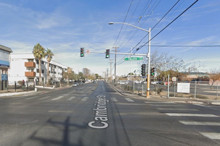 Las Vegas Traffic Snarled by Suspected DUI Rollover Crash at Twain Avenue Intersection