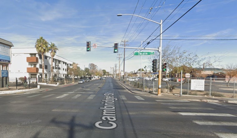 Las Vegas Traffic Snarled by Suspected DUI Rollover Crash at Twain Avenue Intersection