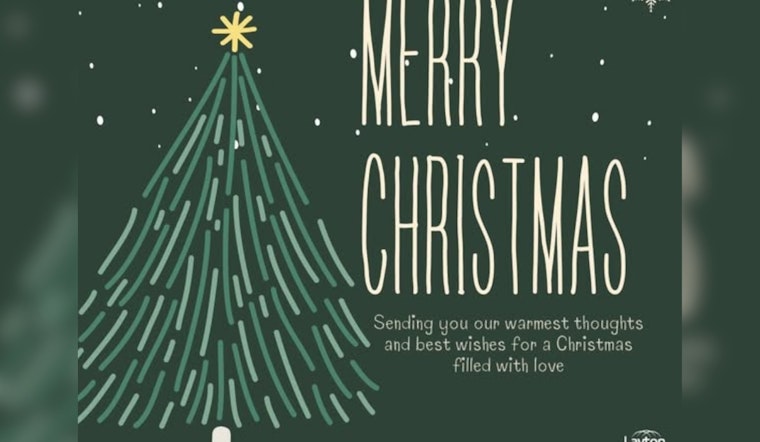 Layton City Extends Heartfelt Holiday Wishes to Residents on Facebook