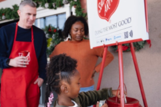 Lewisville Mayor TJ Gilmore Rises to the Challenge for Salvation Army's Red Kettle Fundraiser