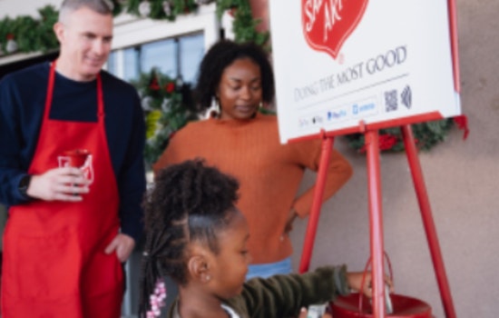 Lewisville Mayor TJ Gilmore Rises to the Challenge for Salvation Army's Red Kettle Fundraiser
